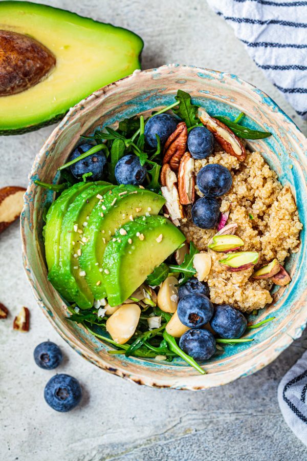 Grain & Greens Wholesome Quinoa Salad with Fresh Berries, Creamy Avocado & Crunchy Nuts – Nutritious, High-Protein Breakfast or Lunch – Packed with Antioxidants, Healthy Fats & Fiber for Energy, Wellness & Delicious Guilt-Free Eating - Image 2