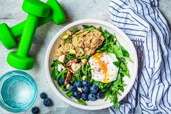 Grain & Greens Wholesome Quinoa Salad with Fresh Berries, Creamy Avocado & Crunchy Nuts – Nutritious, High-Protein Breakfast or Lunch – Packed with Antioxidants, Healthy Fats & Fiber for Energy, Wellness & Delicious Guilt-Free Eating